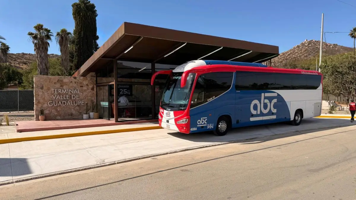 Nueva terminal de autobuses en Valle de Guadalupe